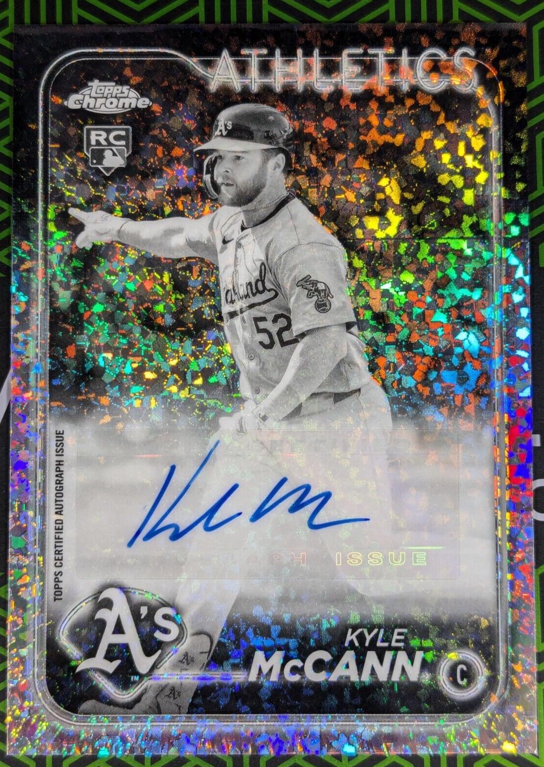 Kyle McCann [Black White Mini-Diamond Refractor] #AC-KMC
