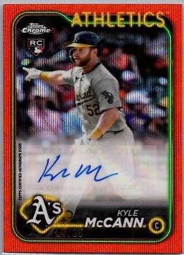 Kyle McCann [Orange Wave Refractor] #AC-KMC