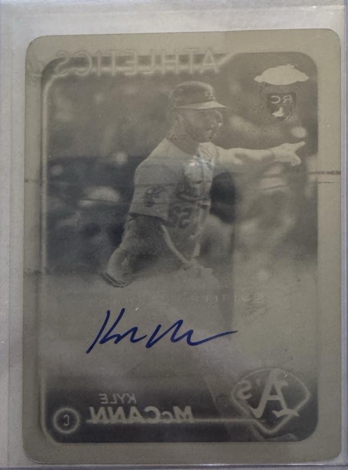Kyle McCann [Printing Plate] #AC-KMC