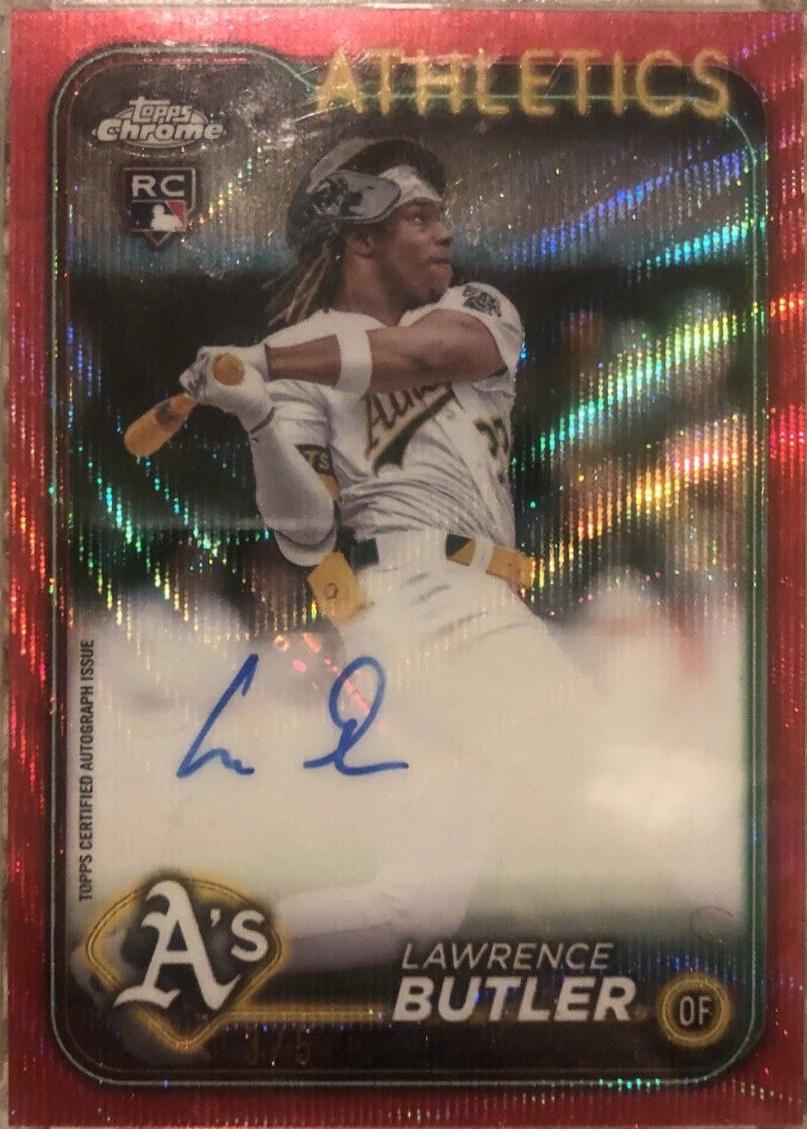 Lawrence Butler [Red Wave Refractor] #AC-LB