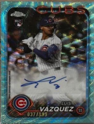Luis Vazquez [Aqua Wave Refractor] #AC-LV