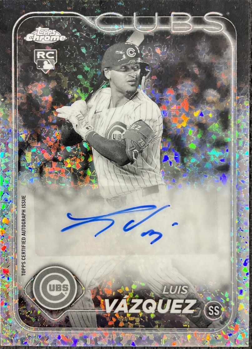 Luis Vazquez [Black White Mini-Diamond Refractor] #AC-LV
