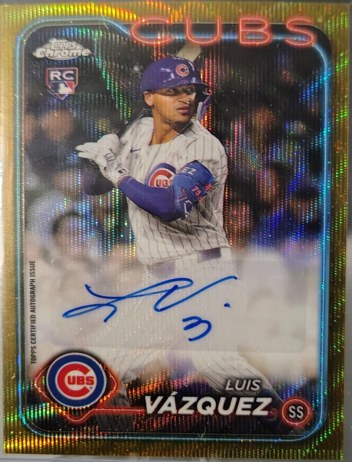 Luis Vazquez [Gold Wave Refractor] #AC-LV