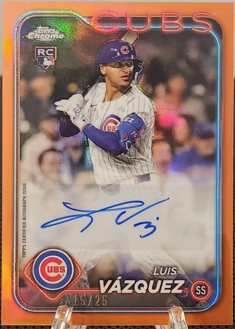 Luis Vazquez [Orange Refractor] #AC-LV