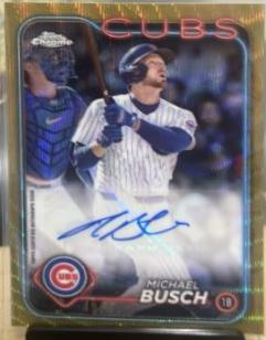Michael Busch [Gold Wave Refractor] #AC-MIB