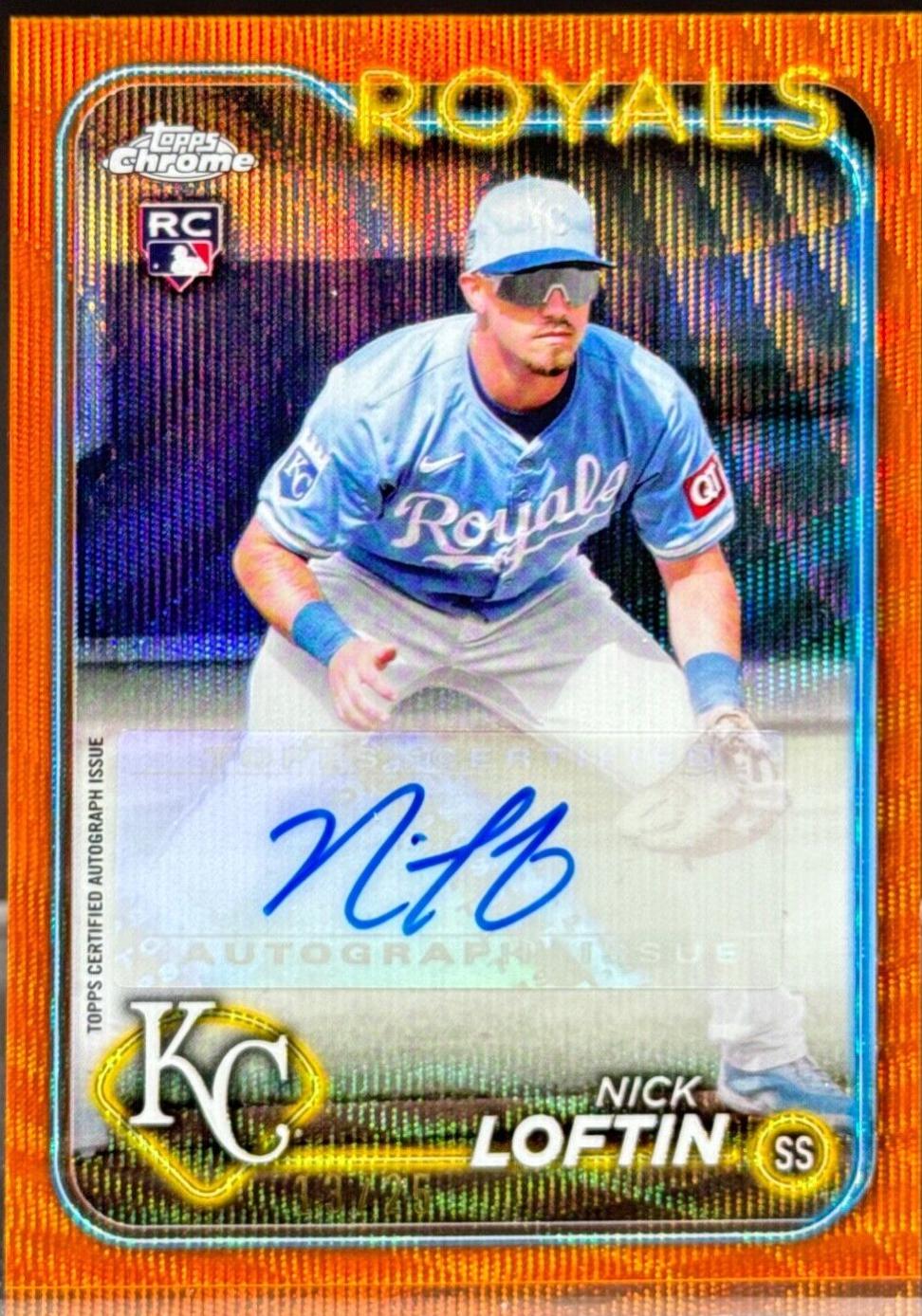 Nick Loftin [Orange Wave Refractor] #AC-NL