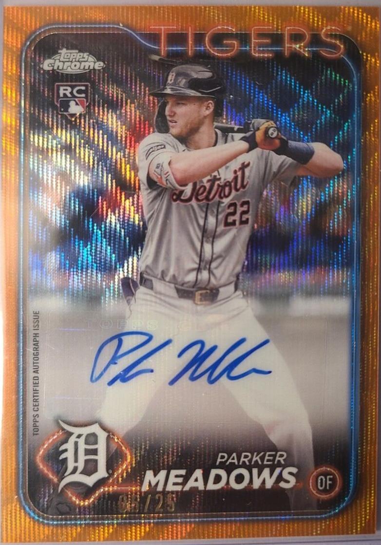 Parker Meadows [Orange Wave Refractor] #AC-PM
