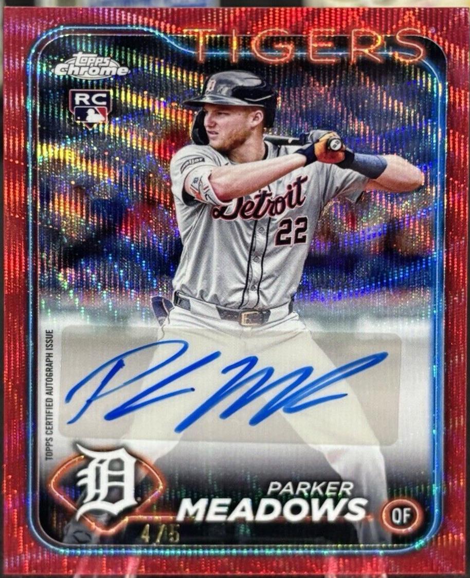 Parker Meadows [Red Wave Refractor] #AC-PM