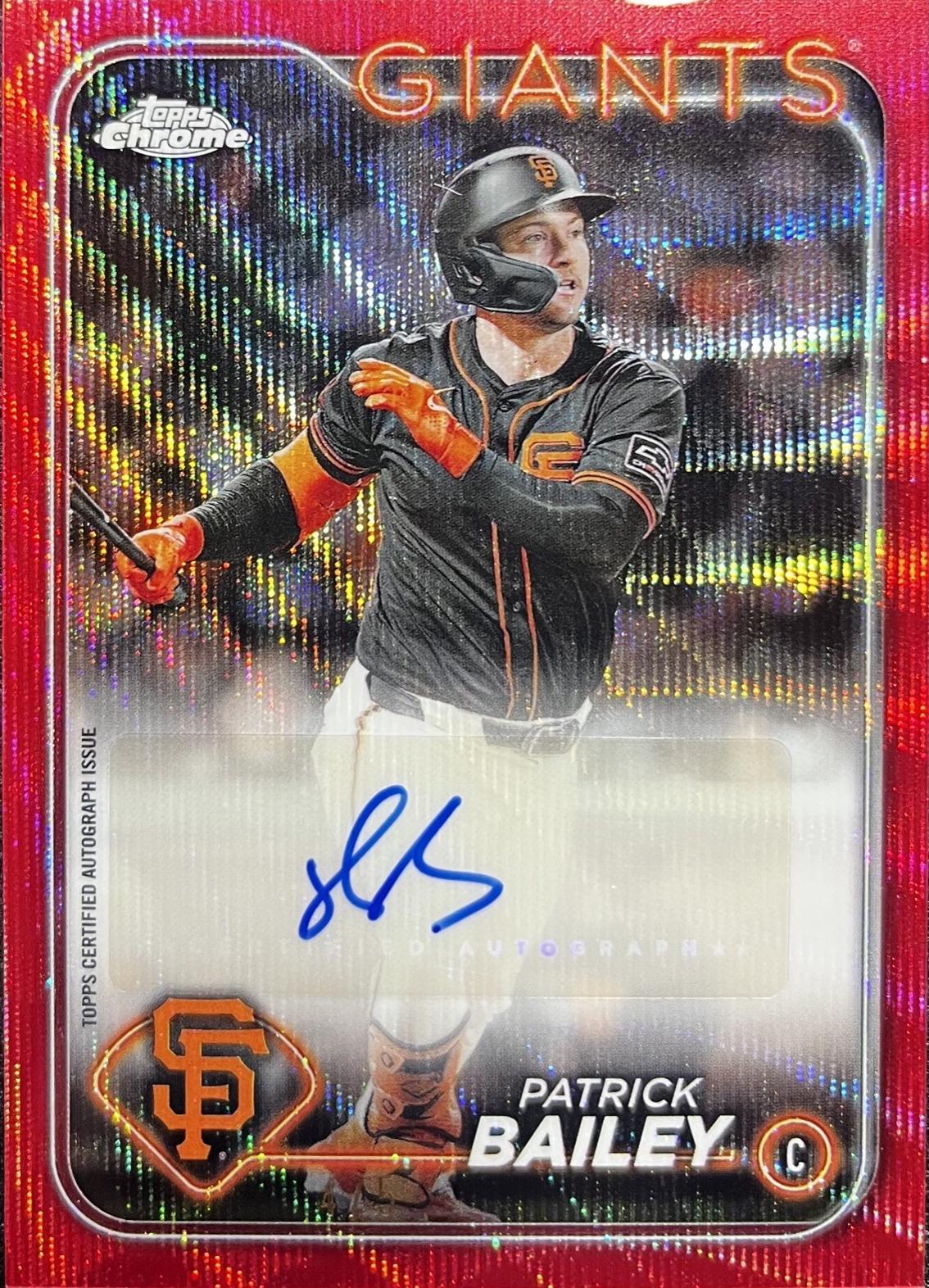 Patrick Bailey [Red Wave Refractor] #AC-PB