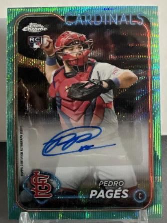 Pedro Pages [Aqua Wave Refractor] #AC-PP