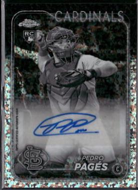 Pedro Pages [Black White Mini-Diamond Refractor] #AC-PP