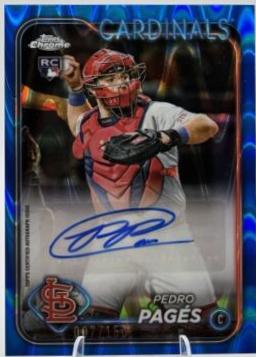 Pedro Pages [Blue Refractor] #AC-PP