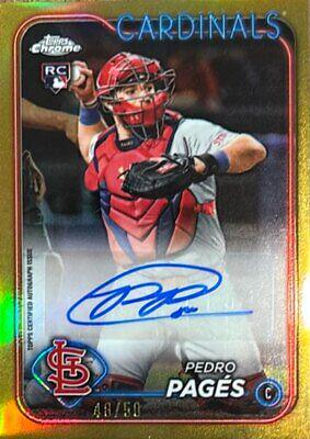 Pedro Pages [Gold Refractor] #AC-PP