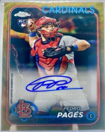 Pedro Pages [Gold Wave Refractor] #AC-PP