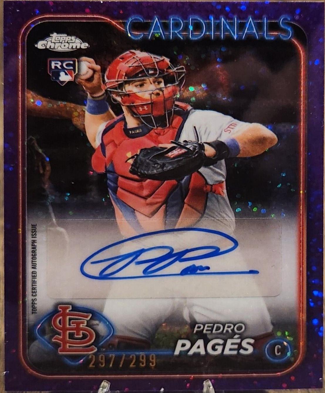 Pedro Pages [Purple Refractor] #AC-PP