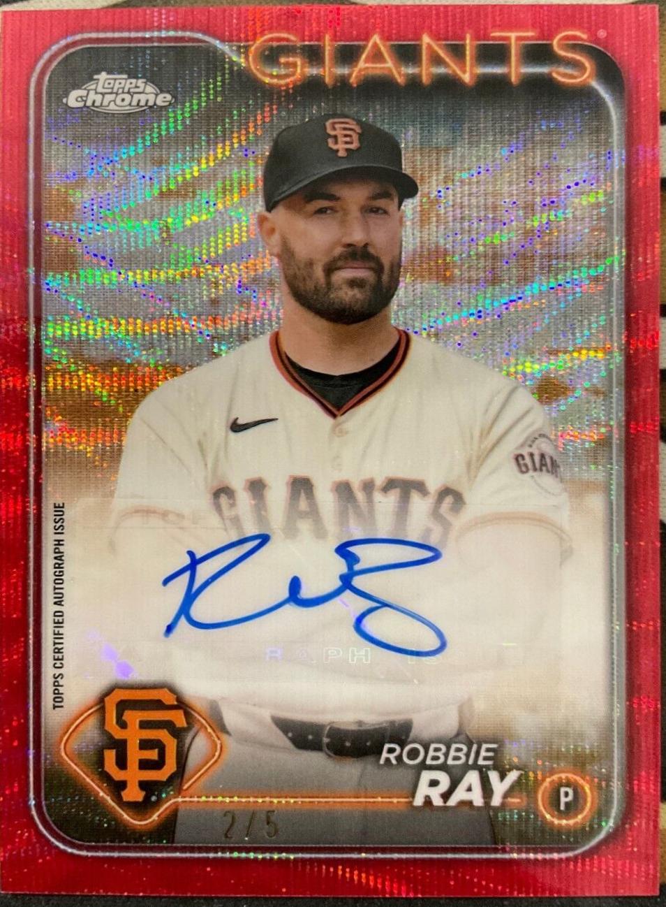 Robbie Ray [Red Wave Refractor] #AC-RRA