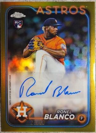 Ronel Blanco [Gold Refractor] #AC-ROBL