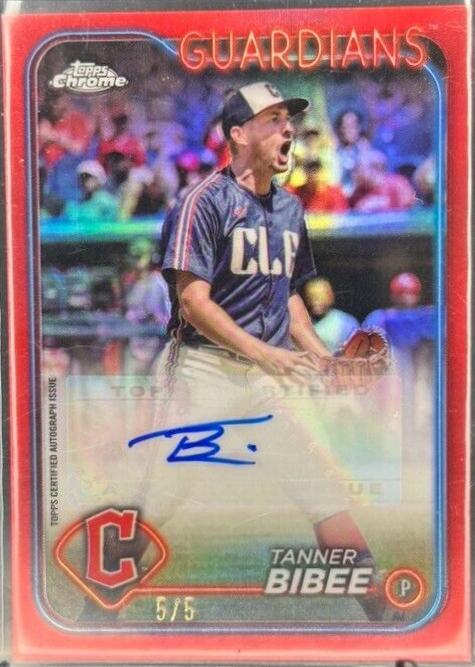 Tanner Bibee [Red Refractor] #AC-TBI