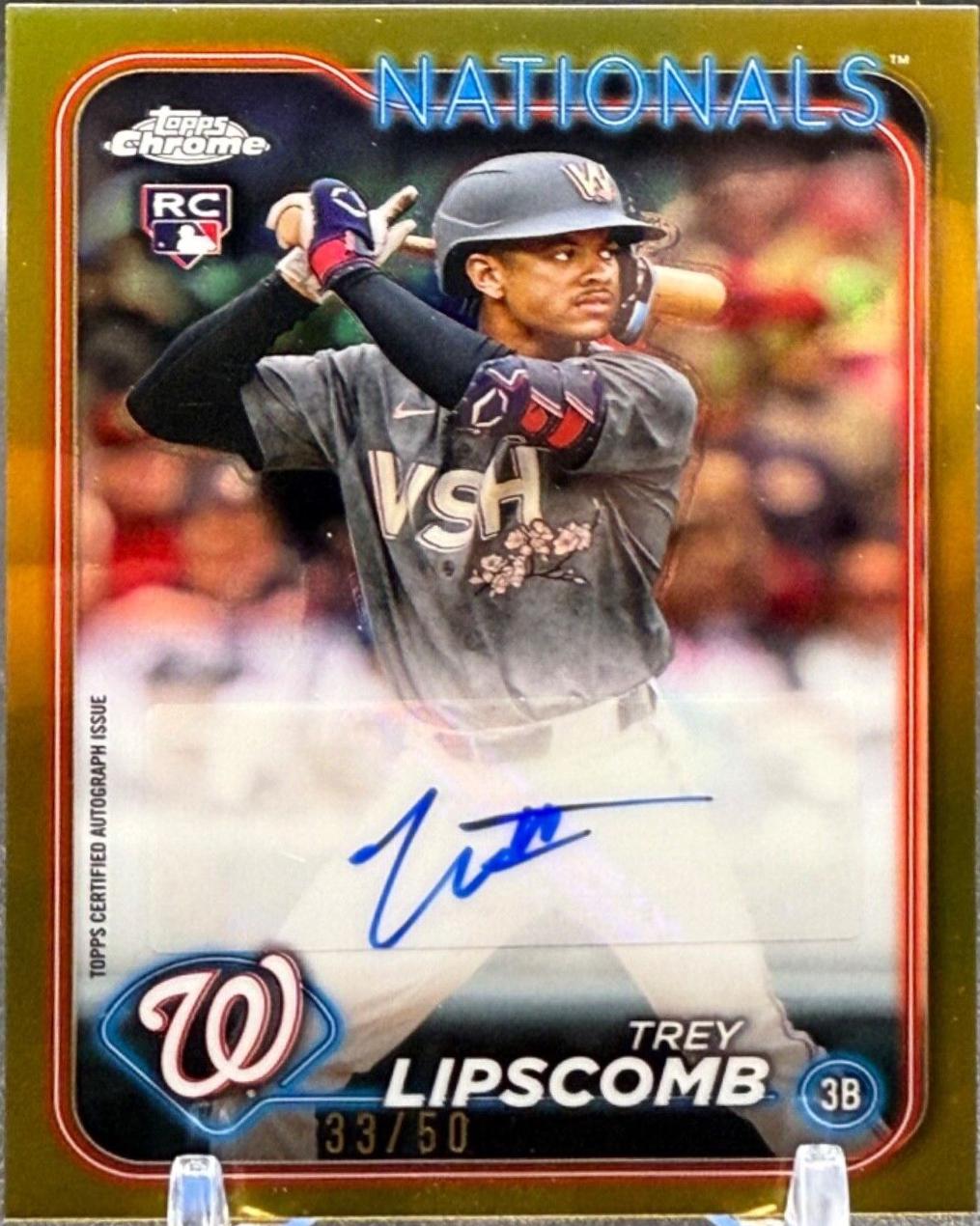Trey Lipscomb [Gold Refractor] #AC-TRL