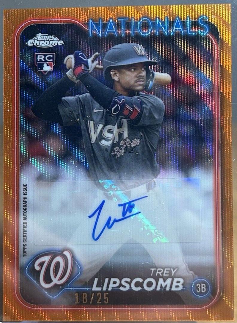 Trey Lipscomb [Orange Wave Refractor] #AC-TRL