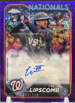 Trey Lipscomb [Purple Speckle Refractor] #AC-TRL