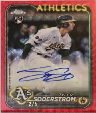 Tyler Soderstrom [Red Wave Refractor] #AC-TS