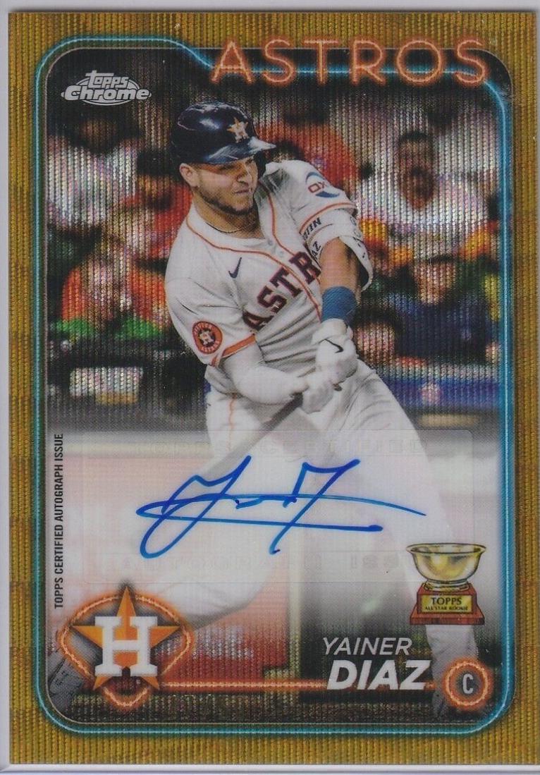 Yainer Diaz [Gold Wave Refractor] #AC-YD