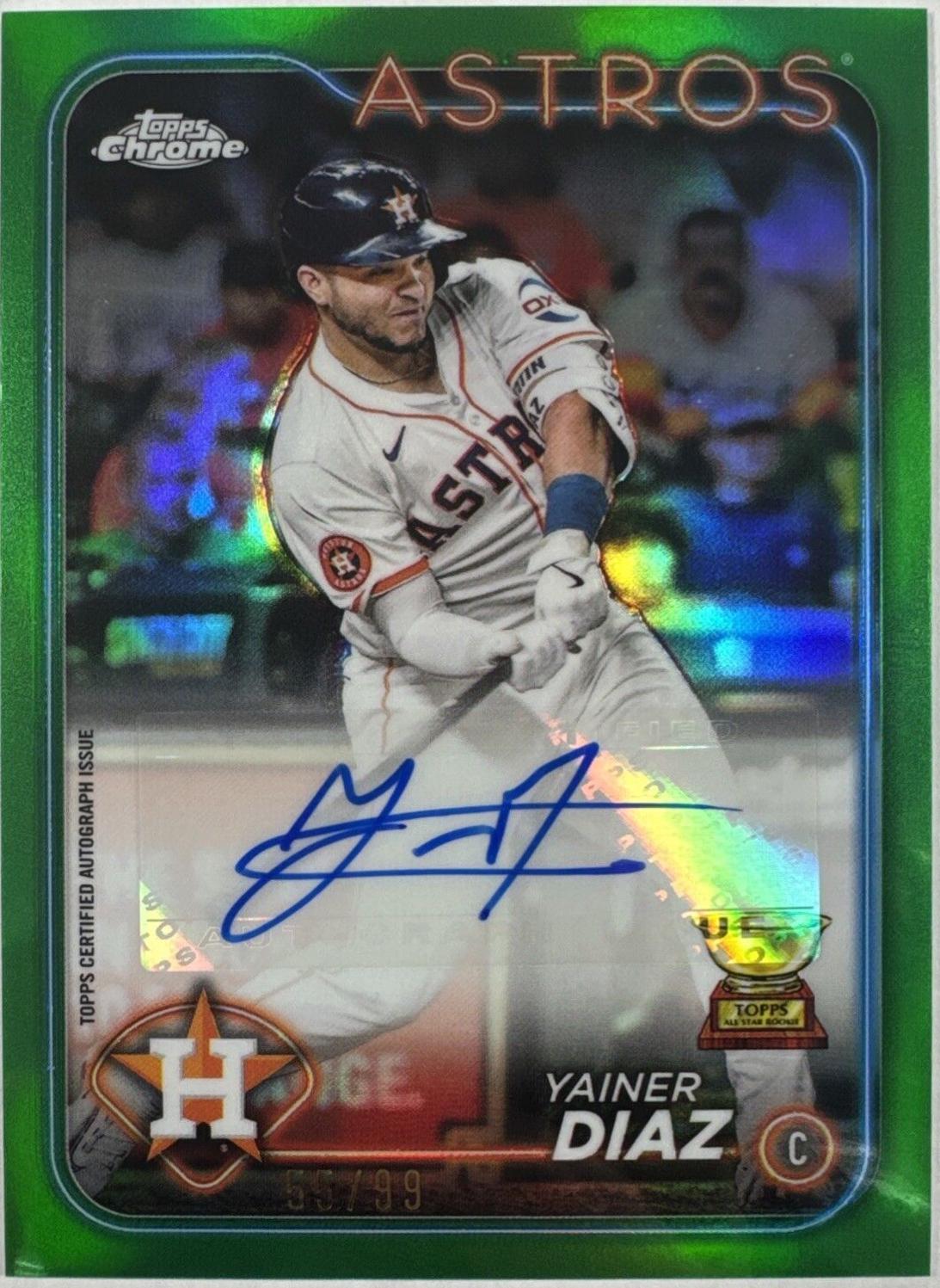 Yainer Diaz [Green Refractor] #AC-YD