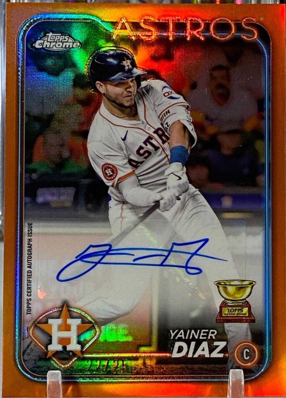 Yainer Diaz [Orange Refractor] #AC-YD