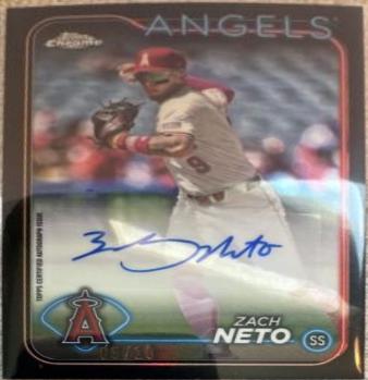 Zach Neto [Black Refractor] #AC-ZN