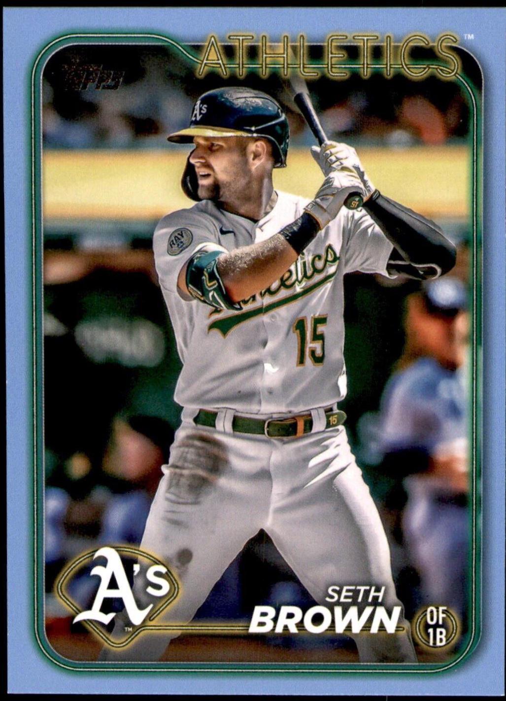 Seth Brown [Father's Day Blue] #79