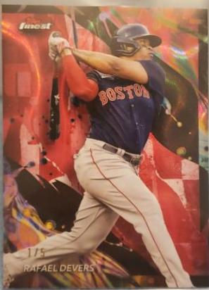 Rafael Devers [Red Lava Refractor] #187