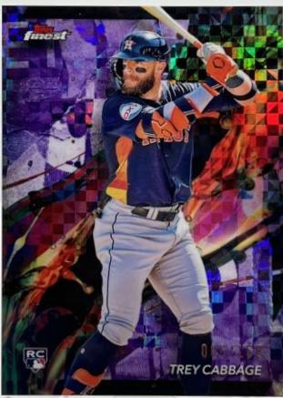 Trey Cabbage [Purple Checkerboard Refractor] #52