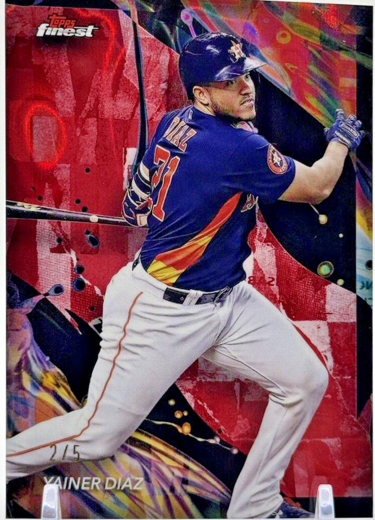 Yainer Diaz [Red Lava Refractor] #112
