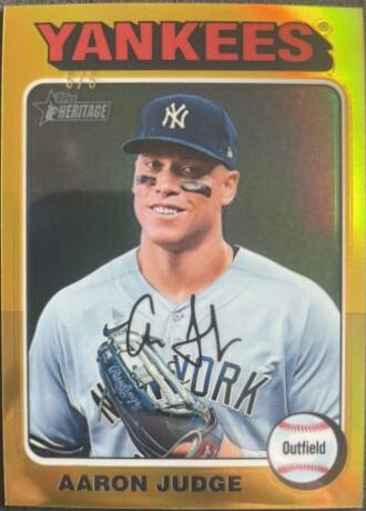 Aaron Judge [Gold Refractor] #112