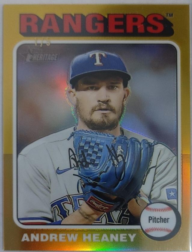 Andrew Heaney [Gold Chrome] #478