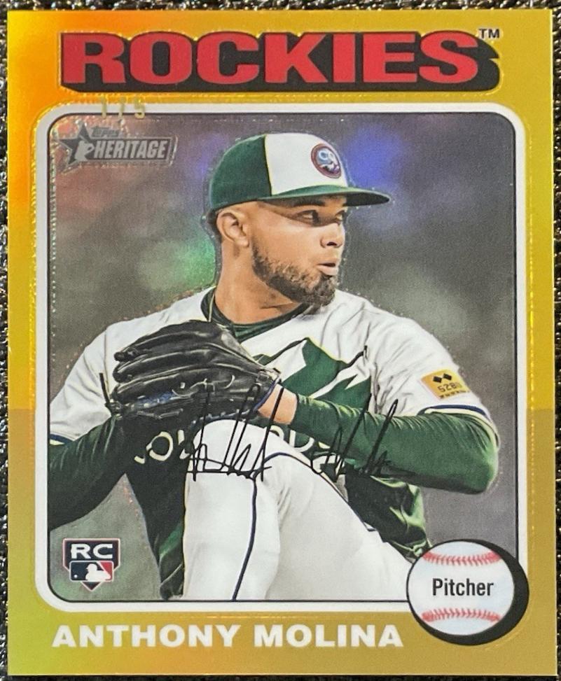 Anthony Molina [Gold Chrome] #641
