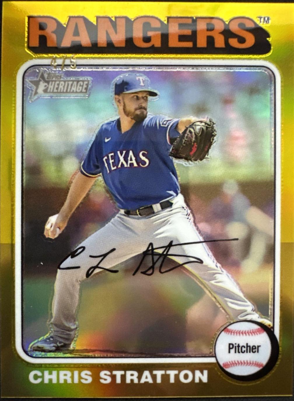 Chris Stratton [Gold Chrome] #28