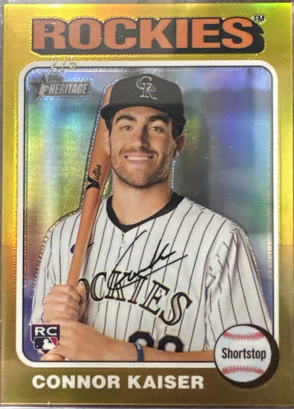 Connor Kaiser [Gold Chrome] #700