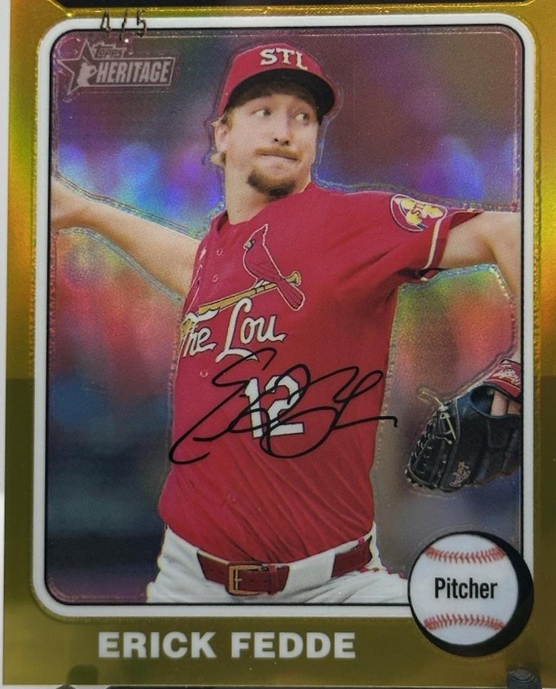 Erick Fedde [Gold Chrome] #533