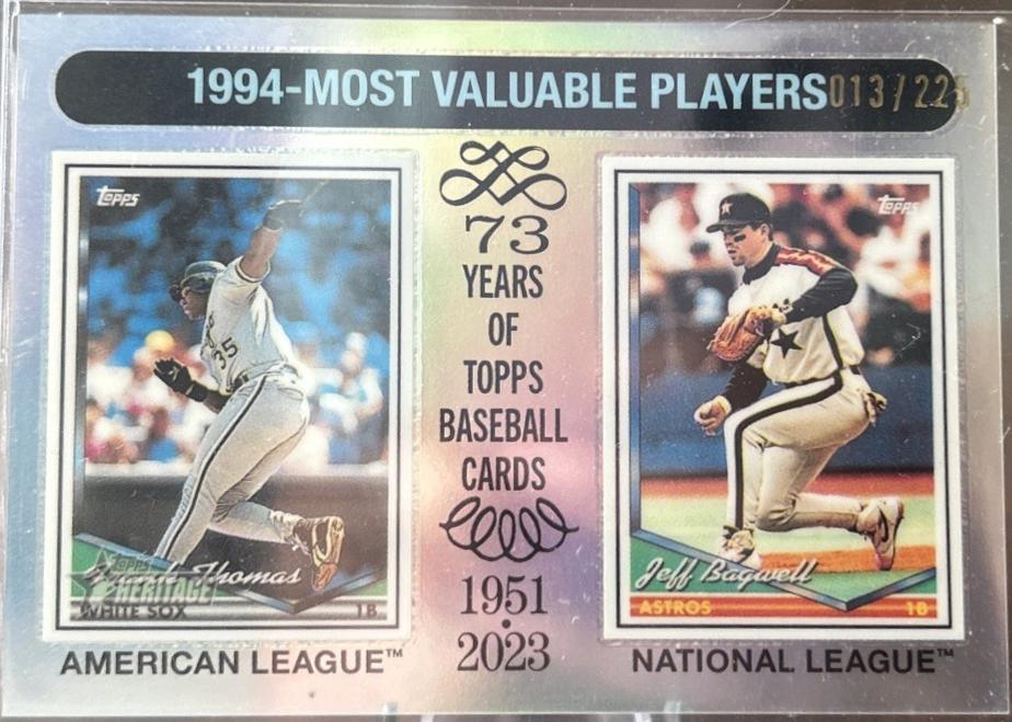 Frank Thomas / Jeff Bagwell [Silver Chrome] #198