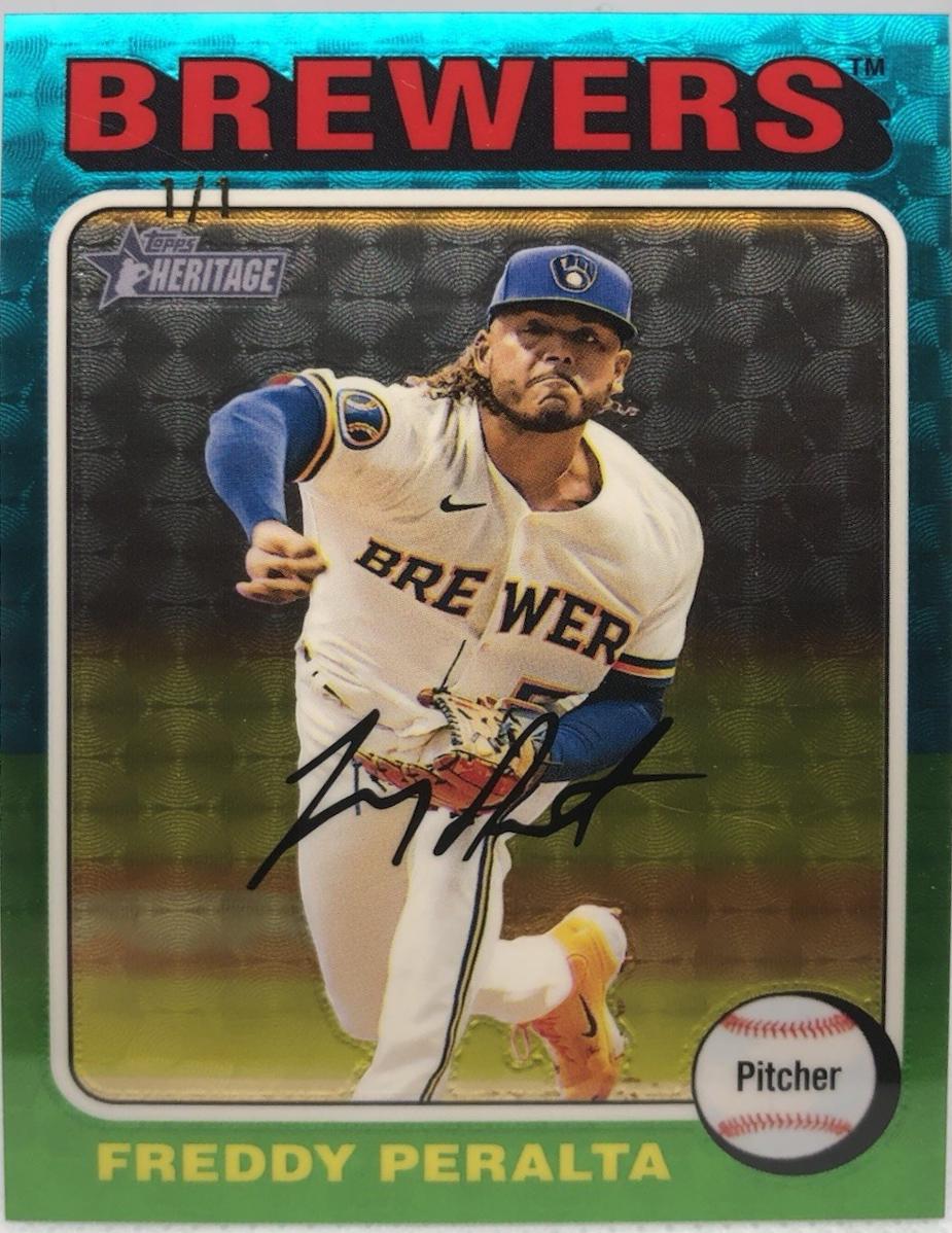 Freddy Peralta [Superfractor Chrome] #73