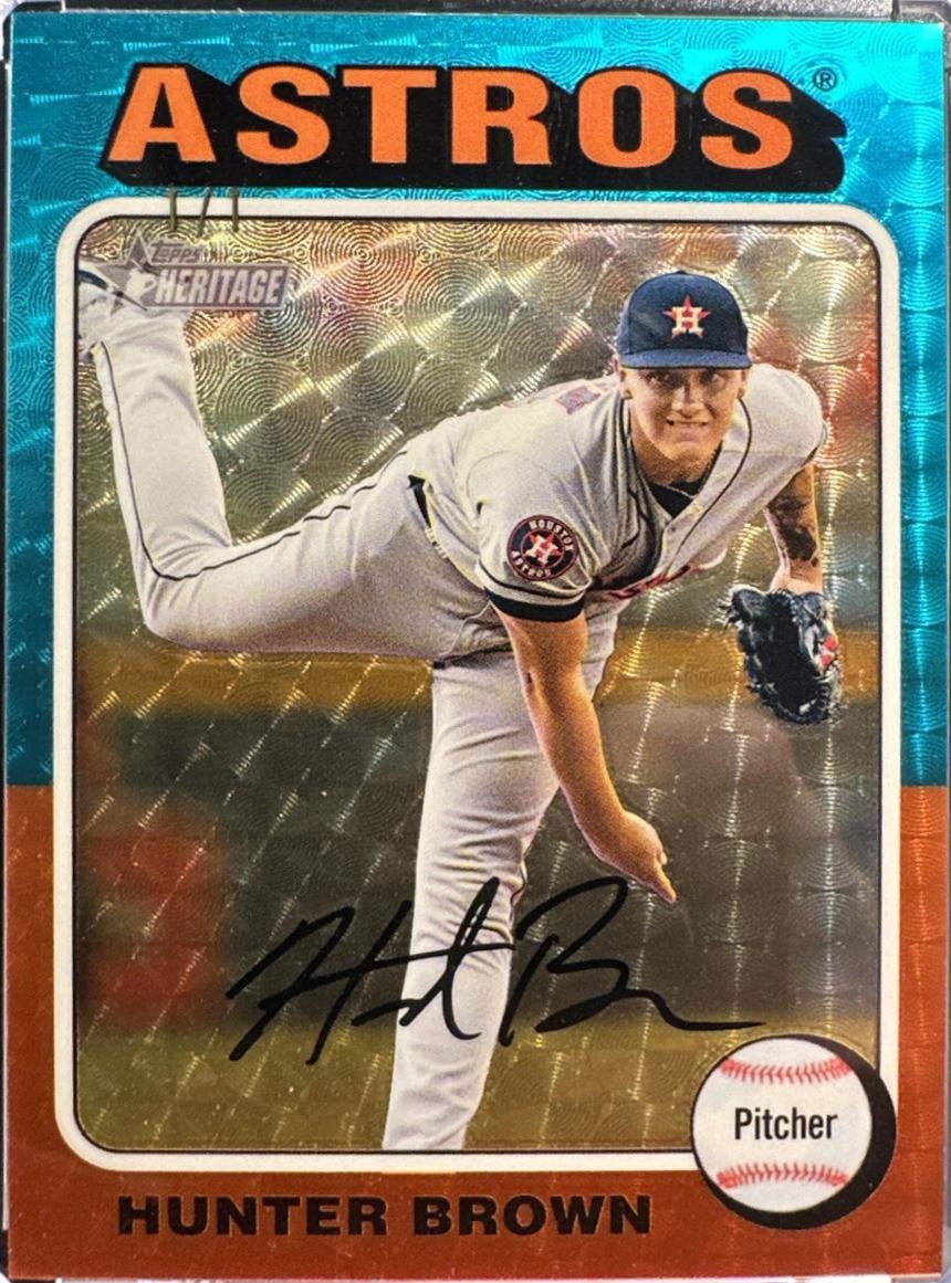 Hunter Brown [Superfractor Chrome] #156