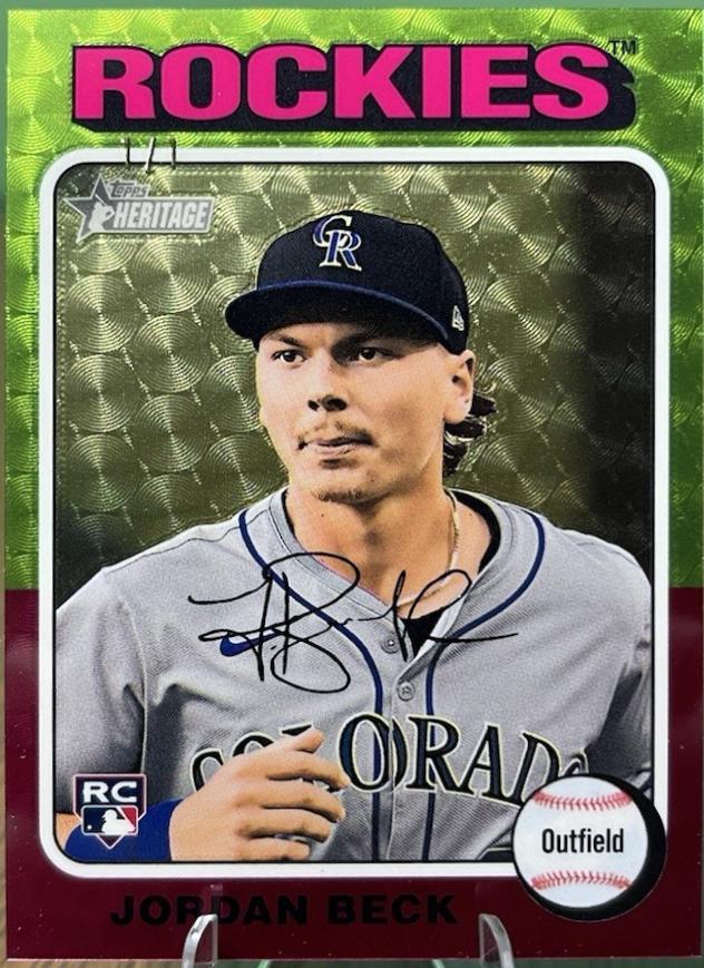 Jordan Beck [Superfractor Chrome] #717