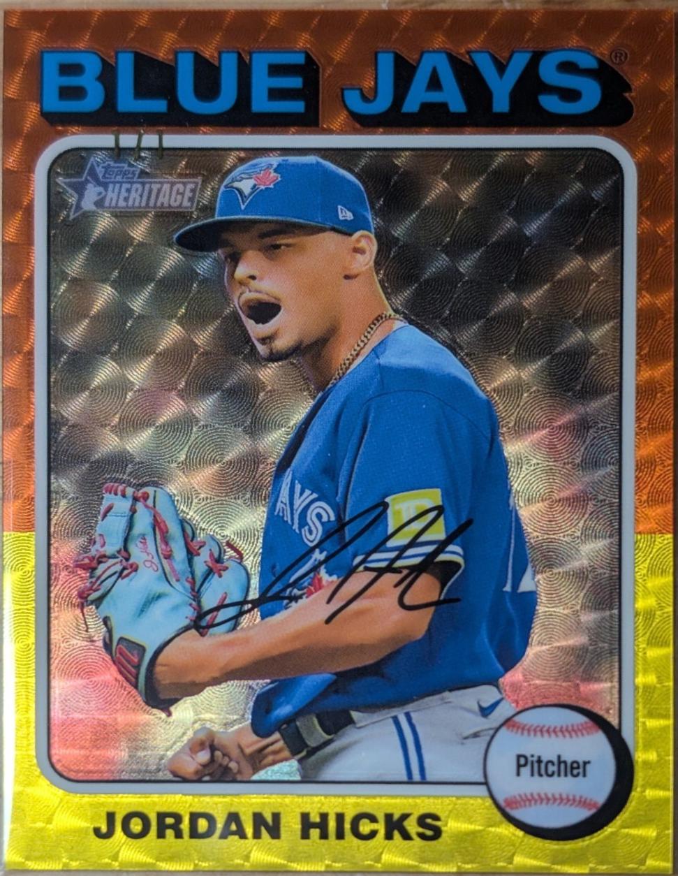 Jordan Hicks [Superfractor Chrome] #98