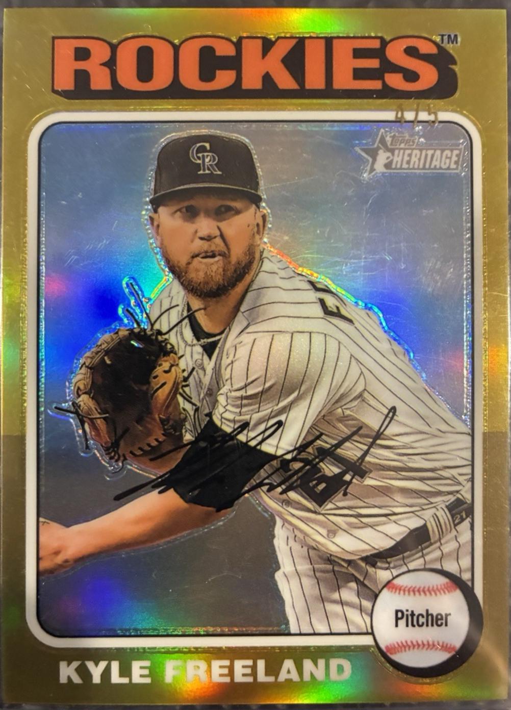 Kyle Freeland [Gold Chrome] #31