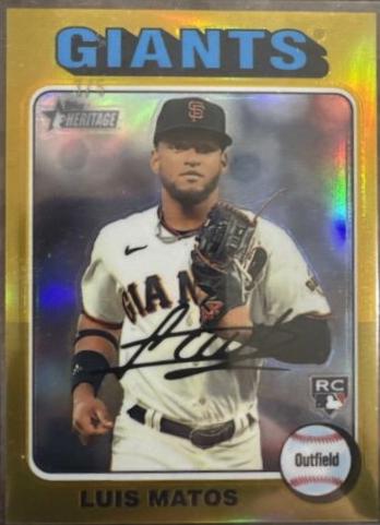 Luis Matos [Gold Refractor] #101