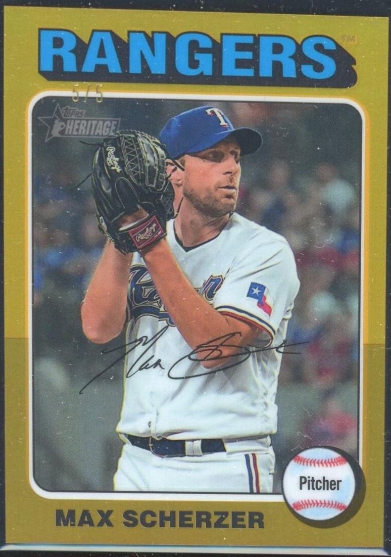 Max Scherzer [Gold Refractor] #453
