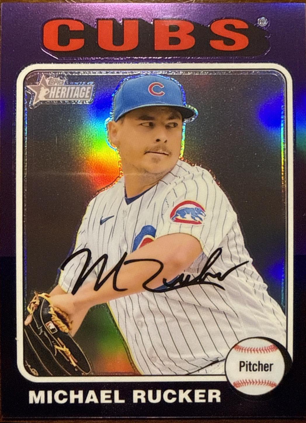 Michael Rucker [Purple Chrome] #125