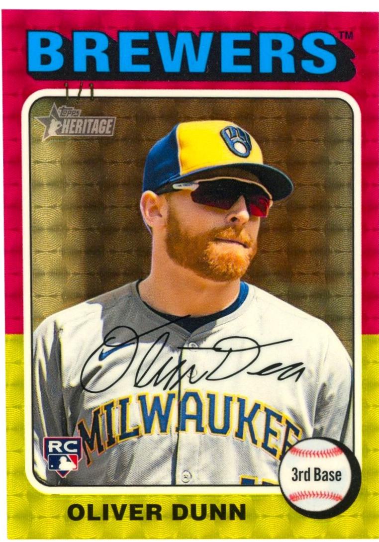 Oliver Dunn [Superfractor Chrome] #653